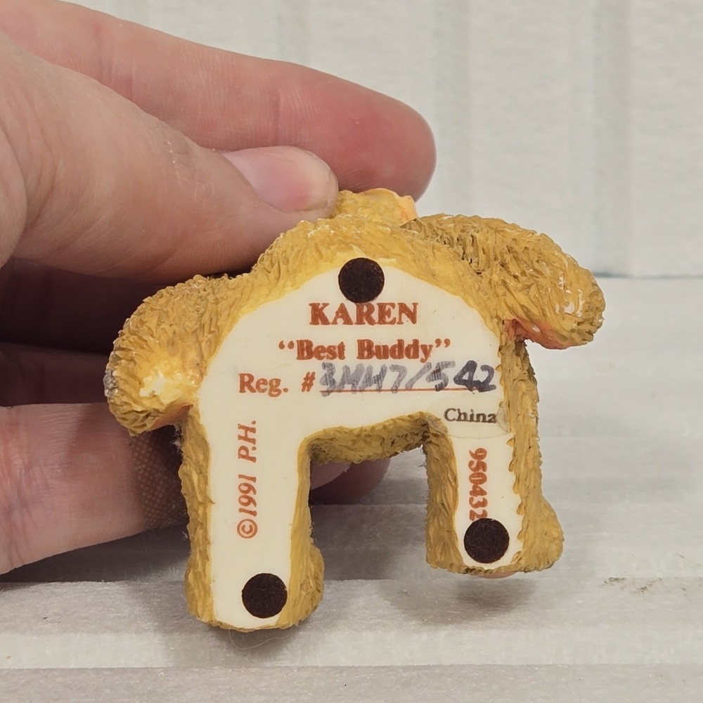 Vintage Cherished Teddies 'KAREN' Best Buddy #950432 - Picture 5 of 5